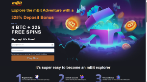 mbit casino welcome bonus screenshot