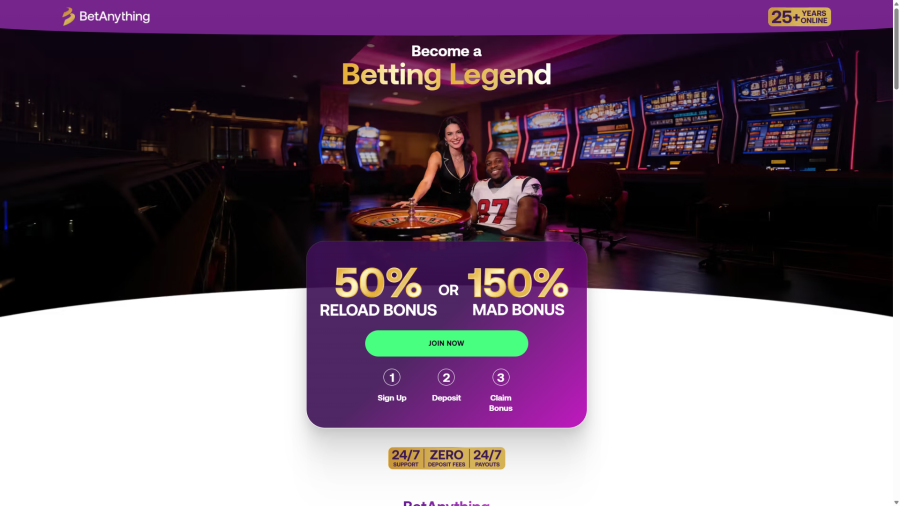 betanything welcome bonus